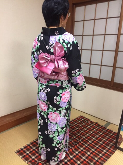 【着付け】帯のカラテア結び、アレンジ