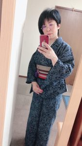 久しぶりに着物を着ました